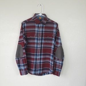 Men's Tailor Vintage Flannel With Elbow Pads